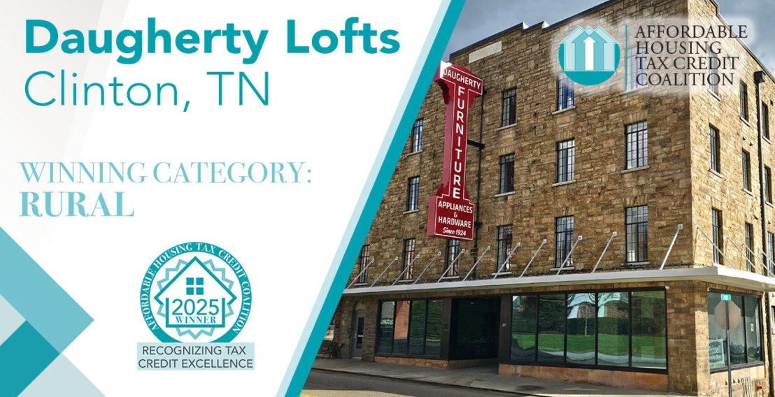 Affordable Housing Tax Credit Coalition Honors Daugherty Lofts in Clinton with National Recognition