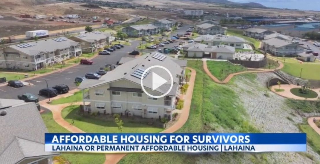 Island News - First permanent affordable housing opens in Lahaina since wildfires